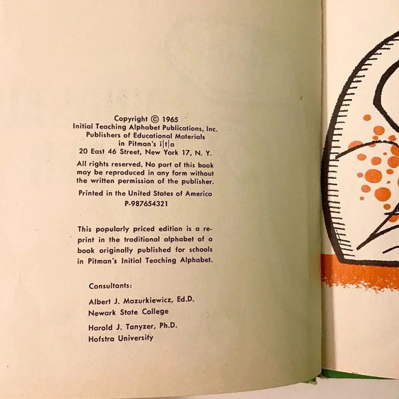 Vintage 1965 Dinosaur Ben An Early Start Preschool Reader Annie DeCaprio Book - Picture 9 of 16